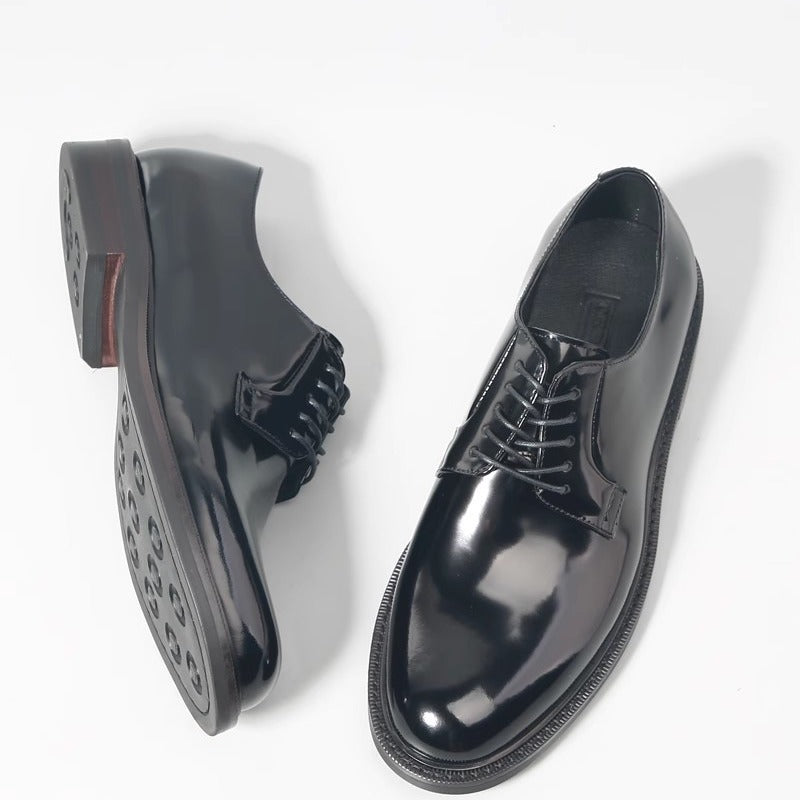 Men's Increasing Thick Bottom British Style Genuine Formal Wear Shop Pure Men's Business Leather Shoes