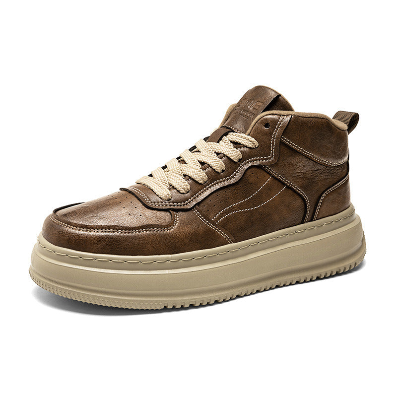 Men's Autumn Plus Size Retro Easy Matching Widened Fattened Sneakers