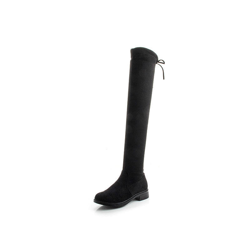 Women's Round Head Over The Knee Stockings Boots