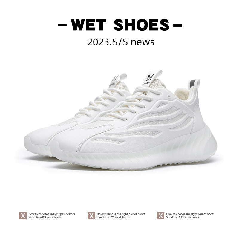 Men's Bottom Light Running Korean Style Thick Sneakers