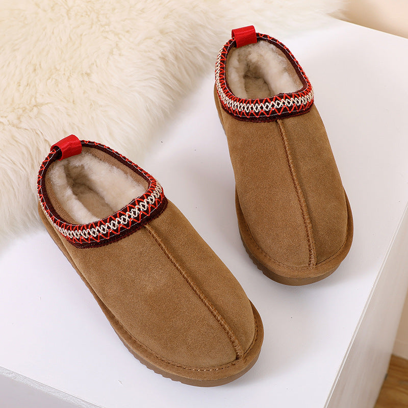 Women's Outer Wear Veet Toe Cap Semi Women's Snow Boots