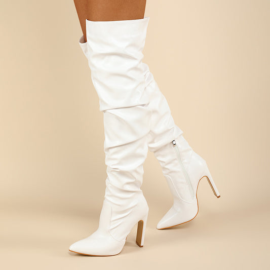 Women's Fashion Outdoor Chunky Flat High Heels