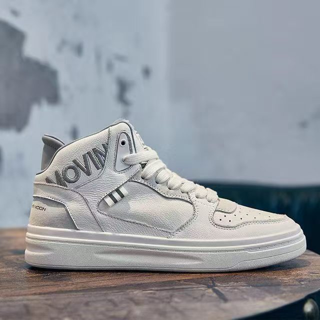 Women's Genuine High Top White Sports Board Women's Shoes