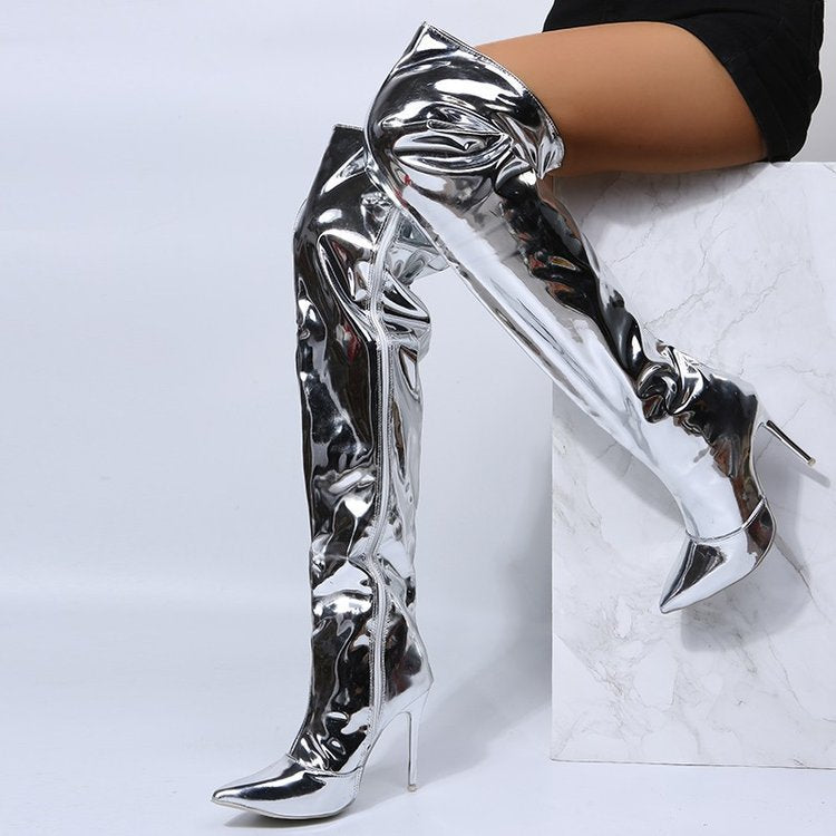New Glamorous Autumn Sier Stiletto Size Boots
