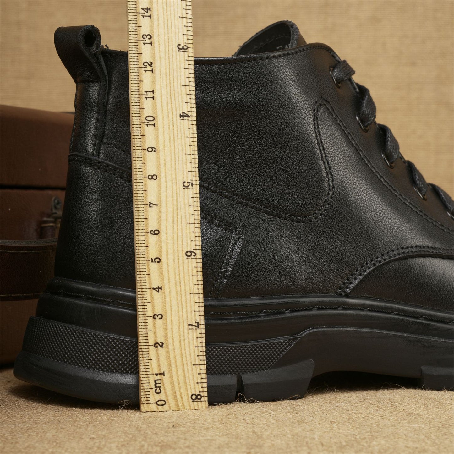 Men's Genuine Winter Warm Fur Integrated Thickened Boots