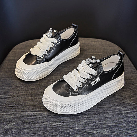 Women's Summer White Fashionable Plus Size Casual Shoes