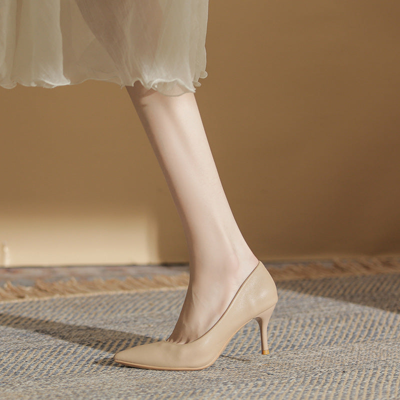 Women's Sexy French Style Not Tired High Stiletto Low-cut Women's Fashion Shoes