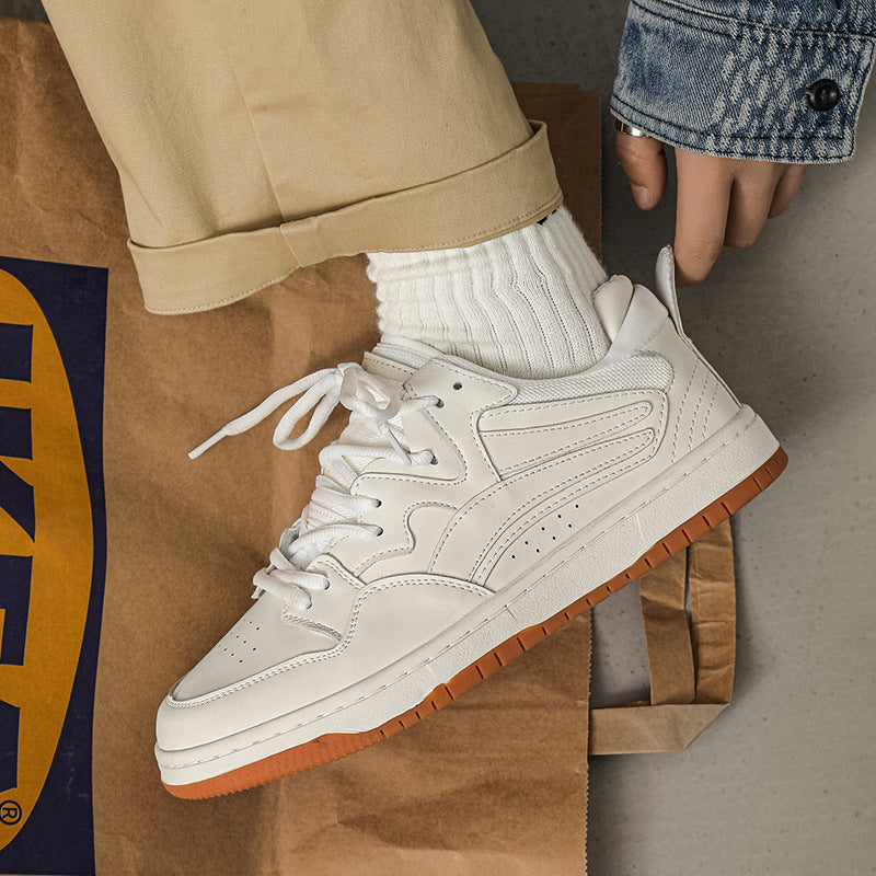 Men's Innovative Fashion Platform White Style Sneakers