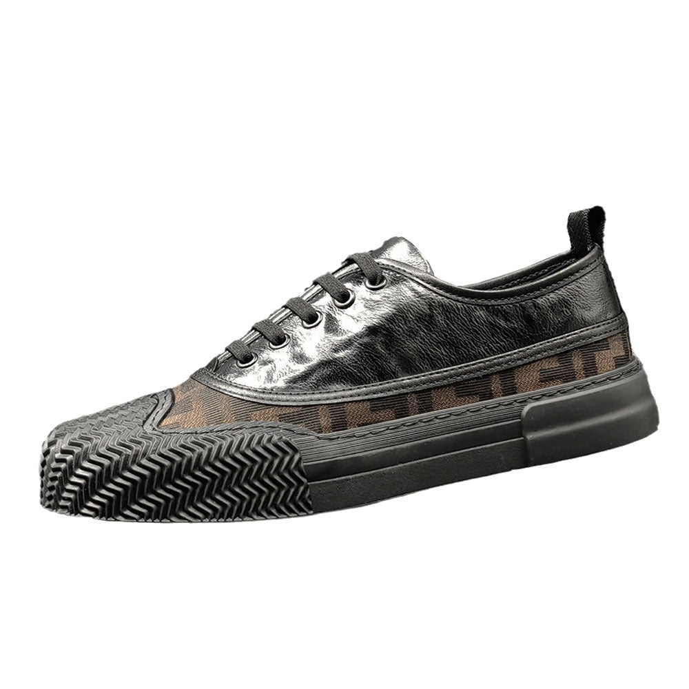 Men's Fashionable Biscuit Shape Soft Bottom Breathable Sneakers