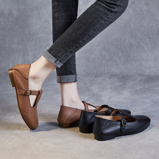 Women's French Small Spring Mary Jane Soft Bottom Women's Shoes