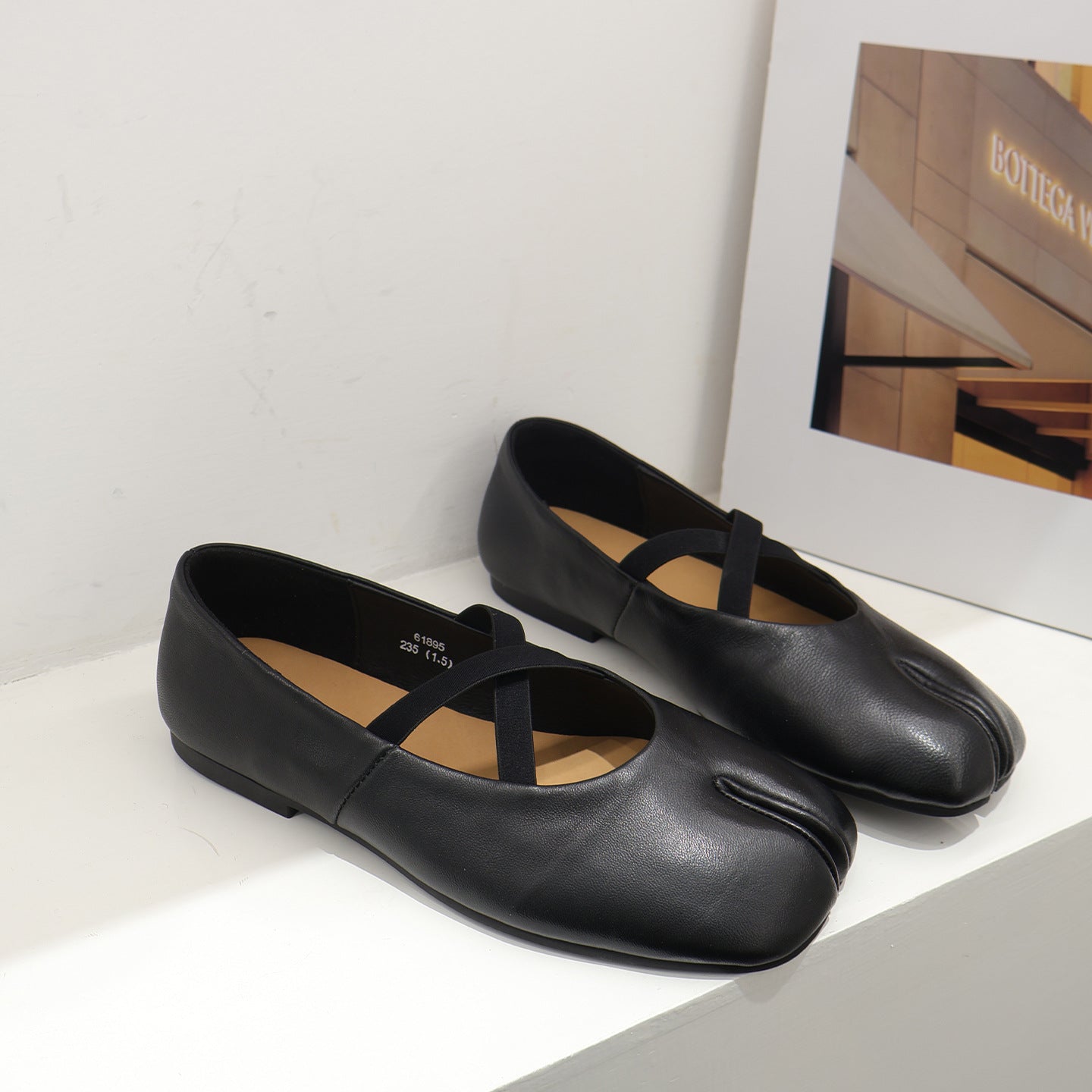 Pig's Knuckle Retro Ballet Low-cut Real Women's Casual Shoes