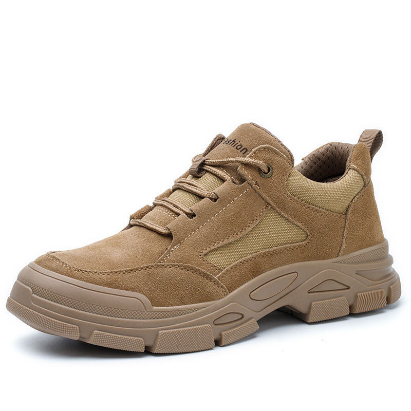Men's Summer Steel Toe Cap Lightweight Deodorant Breathable Men's Canvas Shoes