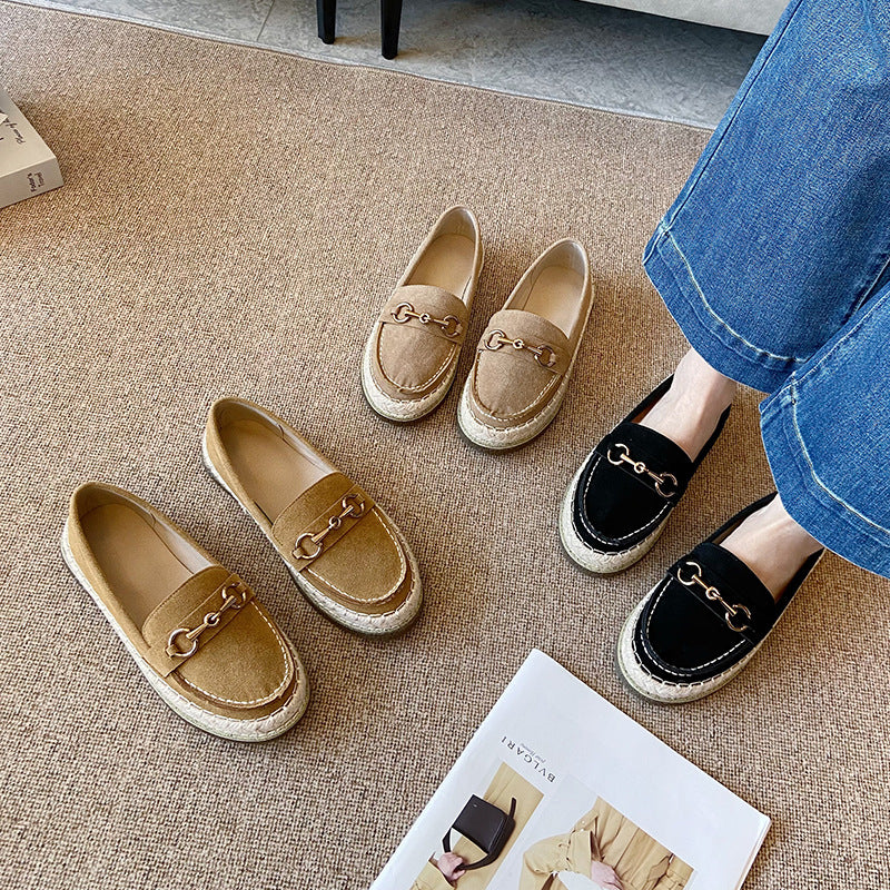 Women's Quality Designer Model Authentic Early Spring Round Toe Women's Casual Shoes