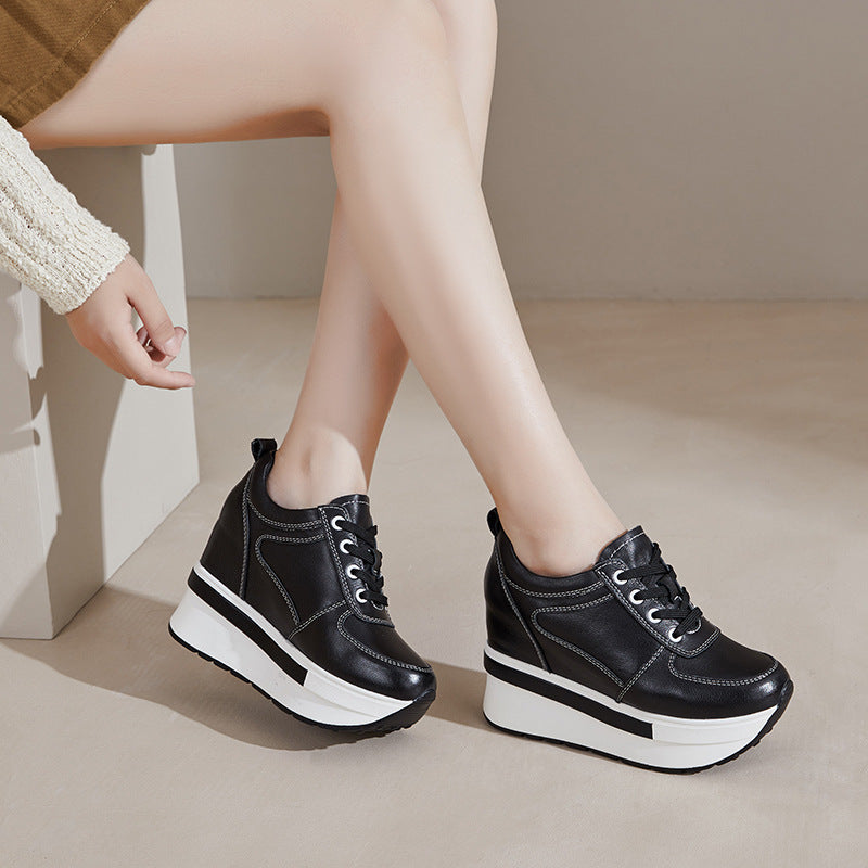 Women's Autumn Invisible Elevated Platform Wedge Top Women's Fashion Shoes