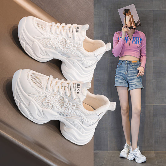Women's Thick-soled Dad Height Increasing Running Sports Casual Shoes
