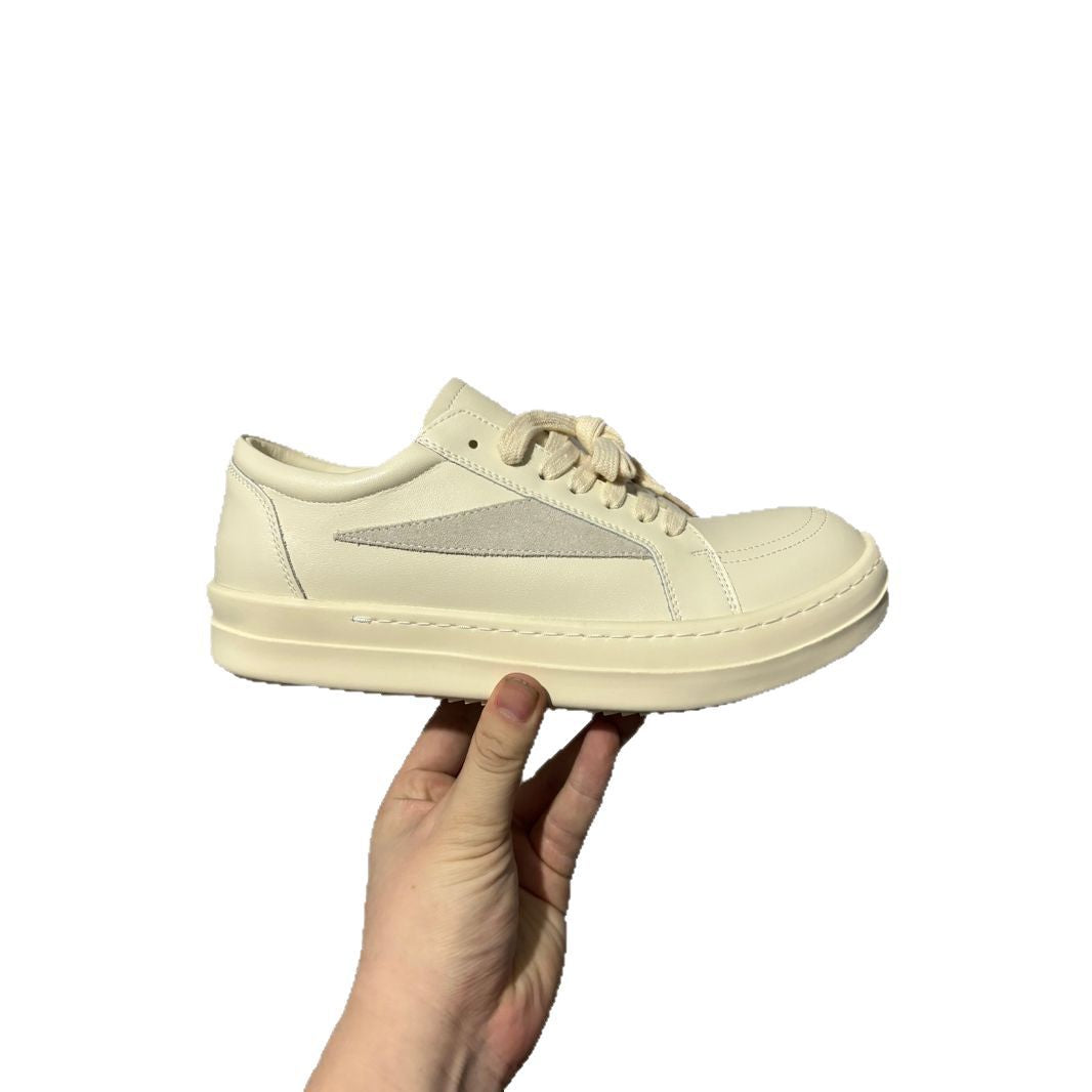 Men's Summer Breathable Elevator Wild Minority Design White Sports German Men's Board Shoes
