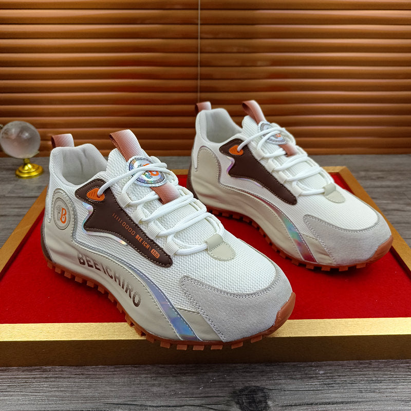 Men's Couple Bottom Sports Dad Mesh Hight Casual Shoes