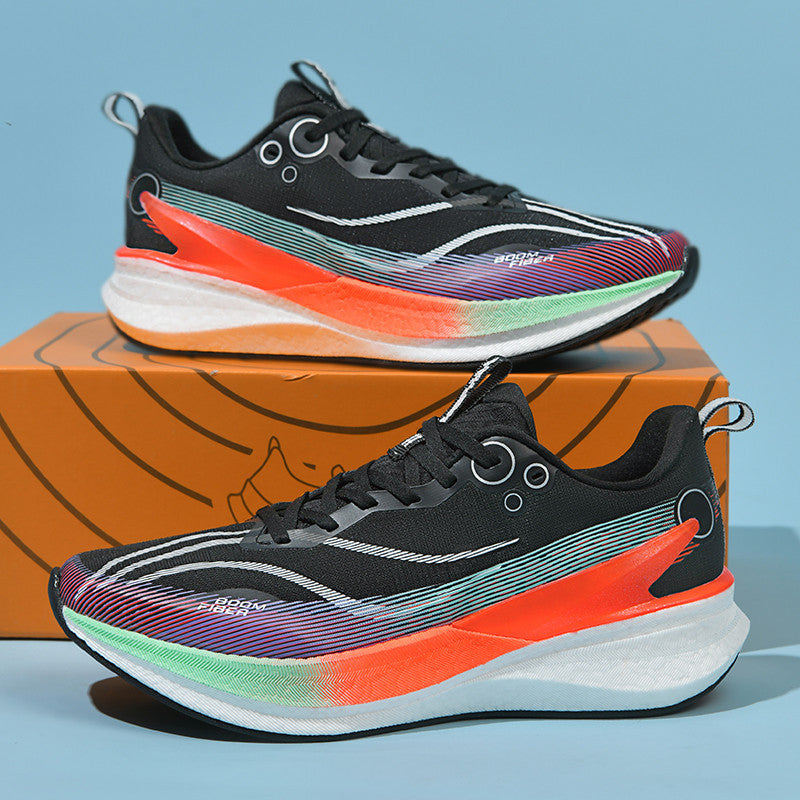 Women's & Men's Test Running Shock Absorption Professional Racing Sneakers