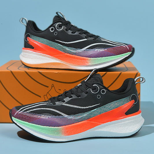 Women's & Men's Test Running Shock Absorption Professional Racing Sneakers