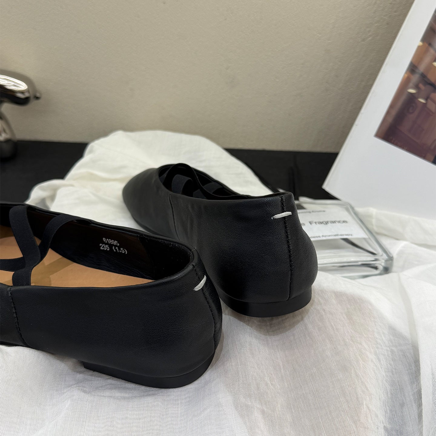 Pig's Knuckle Retro Ballet Low-cut Real Women's Casual Shoes