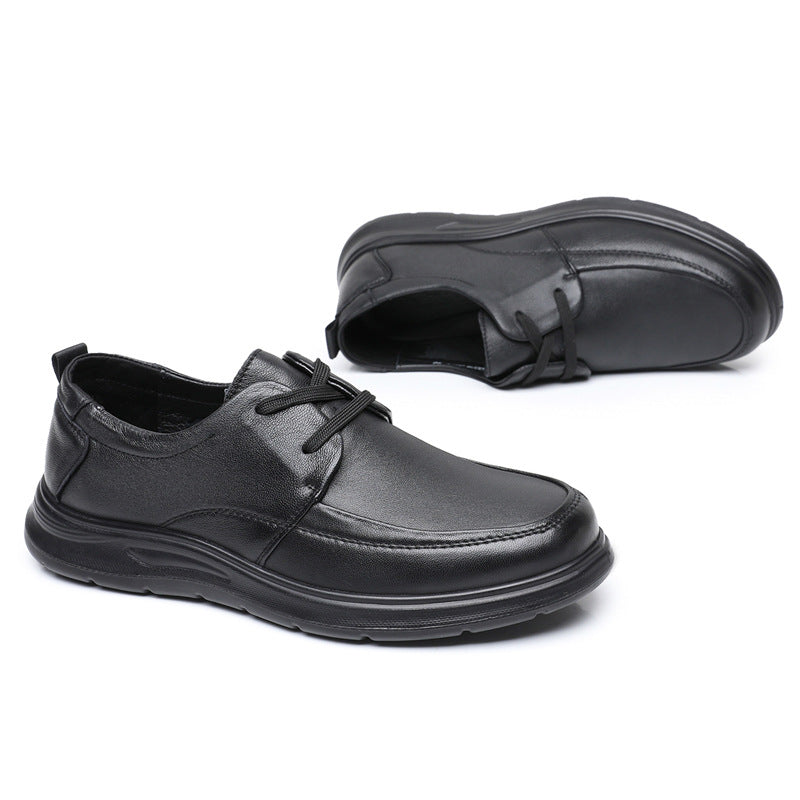 Men's Spring Sheepskin Genuine Dad Soft Bottom Men's Casual Leather Shoes