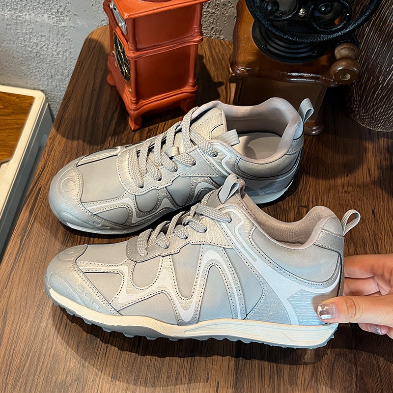 Women's Height Increasing Insole German Training Retro Daddy Women's Casual Shoes
