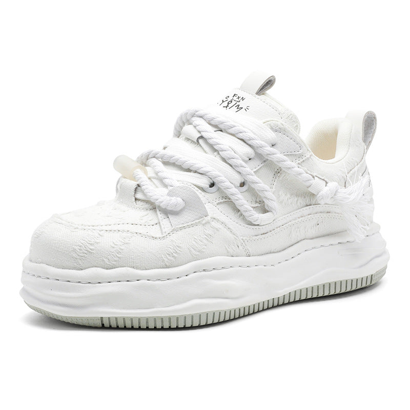 Women's & Men's Design Invisible Height Increasing Platform Dissoed For Sports Skate Men's Board Shoes