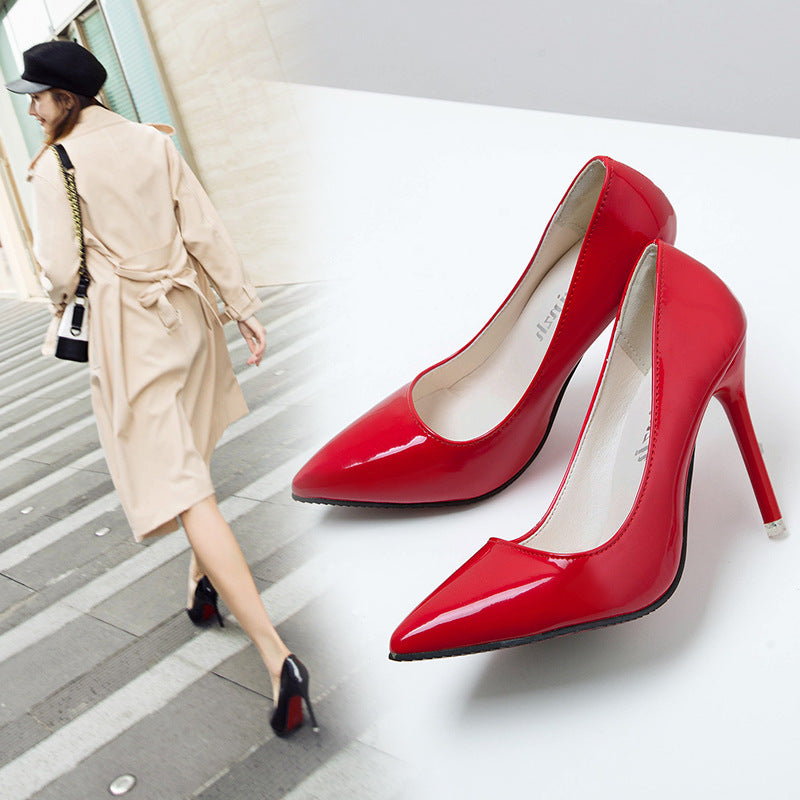 Women's High French Style Interview Stiletto Professional Heels