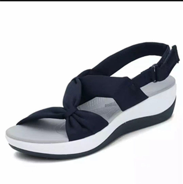 Women's Platform Plus Size Roman Simple Fish Sandals