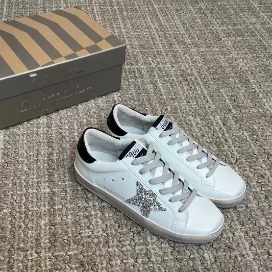 Retro Golden Goose Genuine Large Size Star Couple Korean Style Women's Casual Shoes