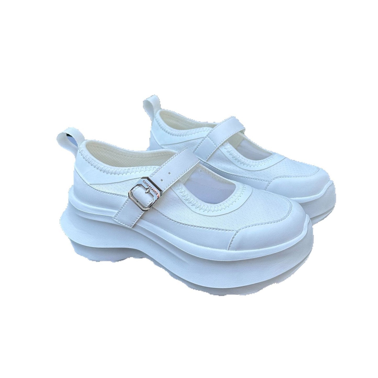 Women's Sa Joint Name Platform Heightened Easy Wear Lace Women's Sports Shoes
