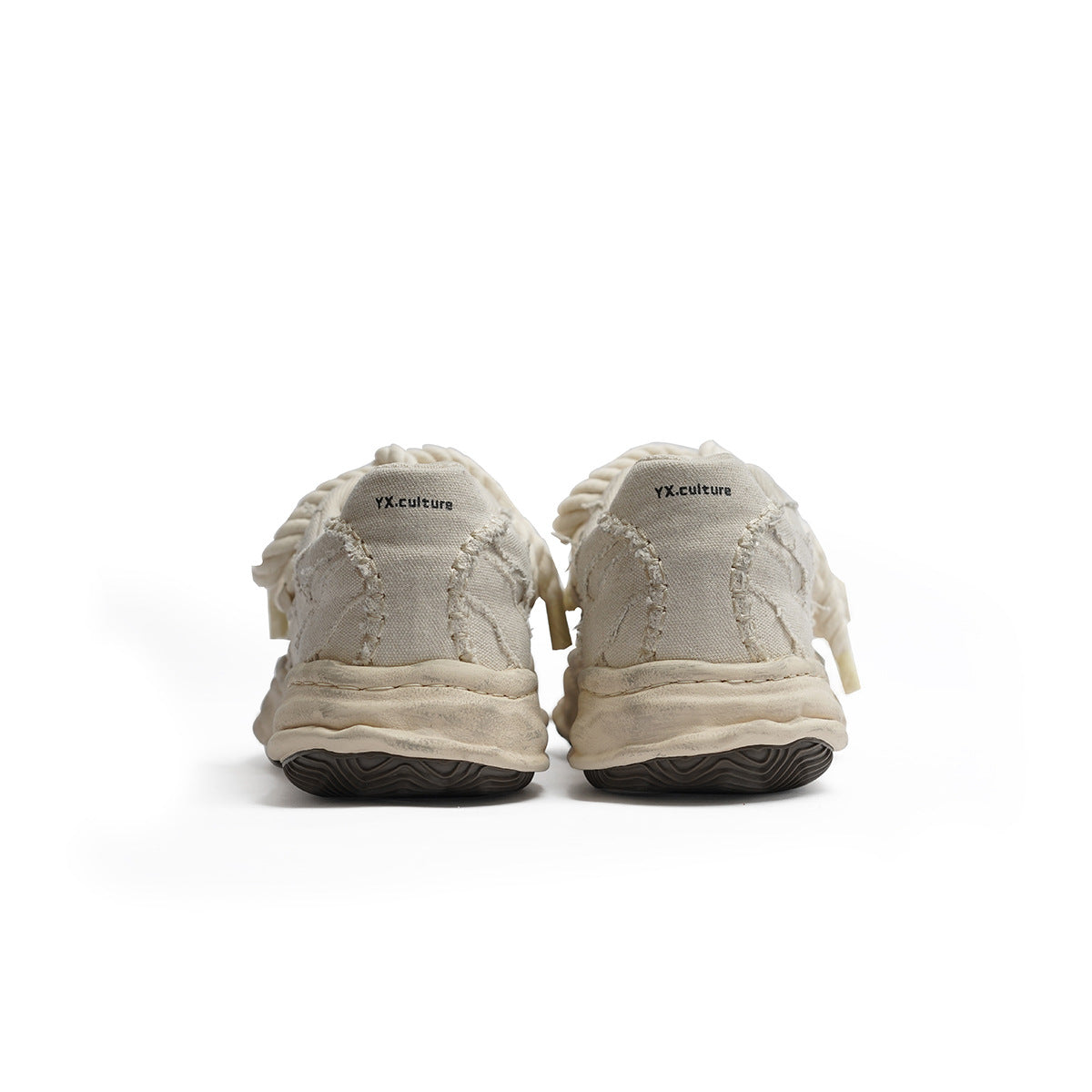 Denim Dissoed Niche Patchwork Retro Breathable Sneakers