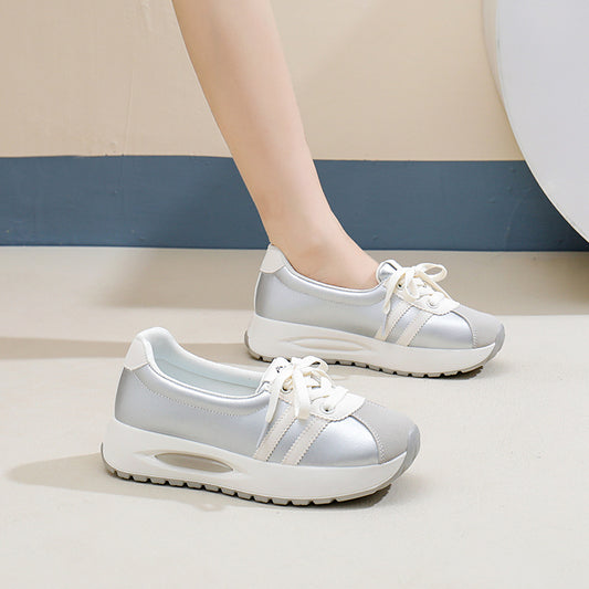 Korean Style Clunky Female Summer Breathable Sneakers