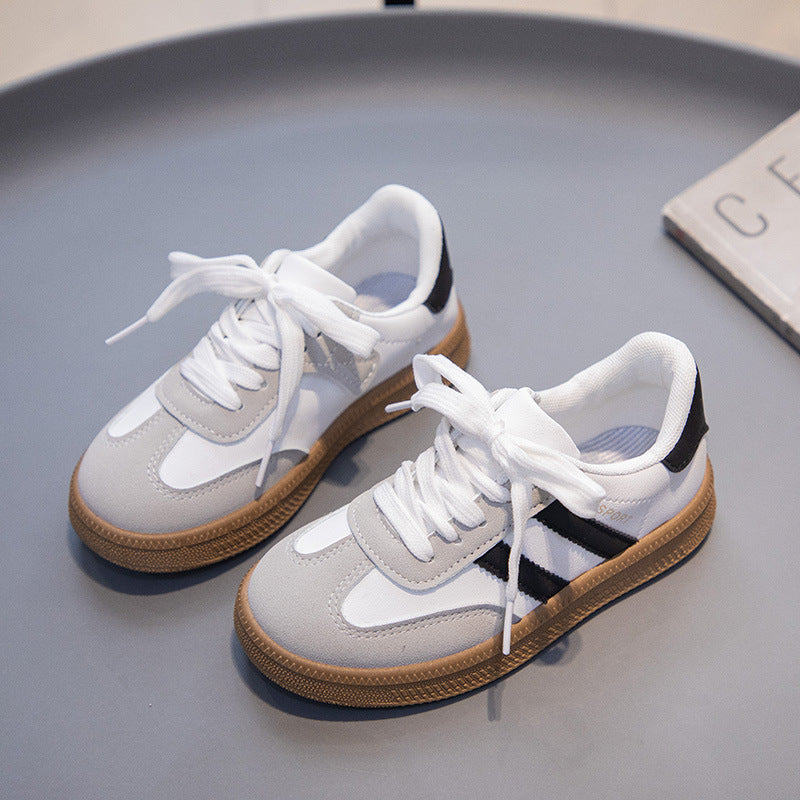 Creative Children's Graceful Korean Middle Big Kid's Sneakers