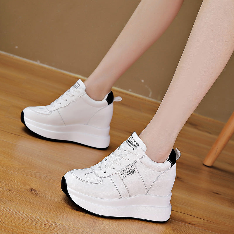 Women's Trendy Sunday Autumn Invisible Elevated Thick Sole Height Women's Casual Shoes