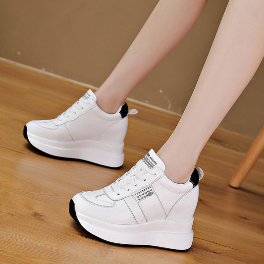 Women's Trendy Sunday Autumn Invisible Elevated Thick Sole Height Women's Casual Shoes