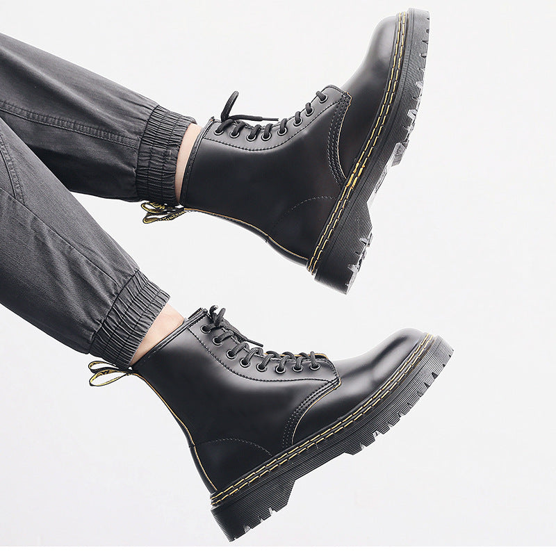 Women's & Men's Martin Personality Genuine Muffin Bottom British Boots