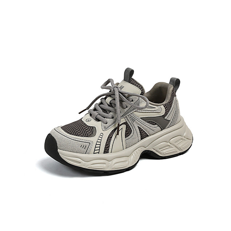 Women's Thick-soled Small Elevator Wild Clunky Sneakers