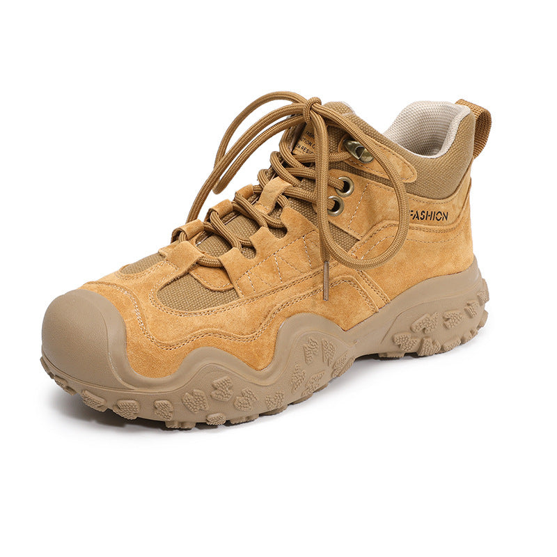 Women's Mountaineering Short British Style Martin Women's Leather Boots