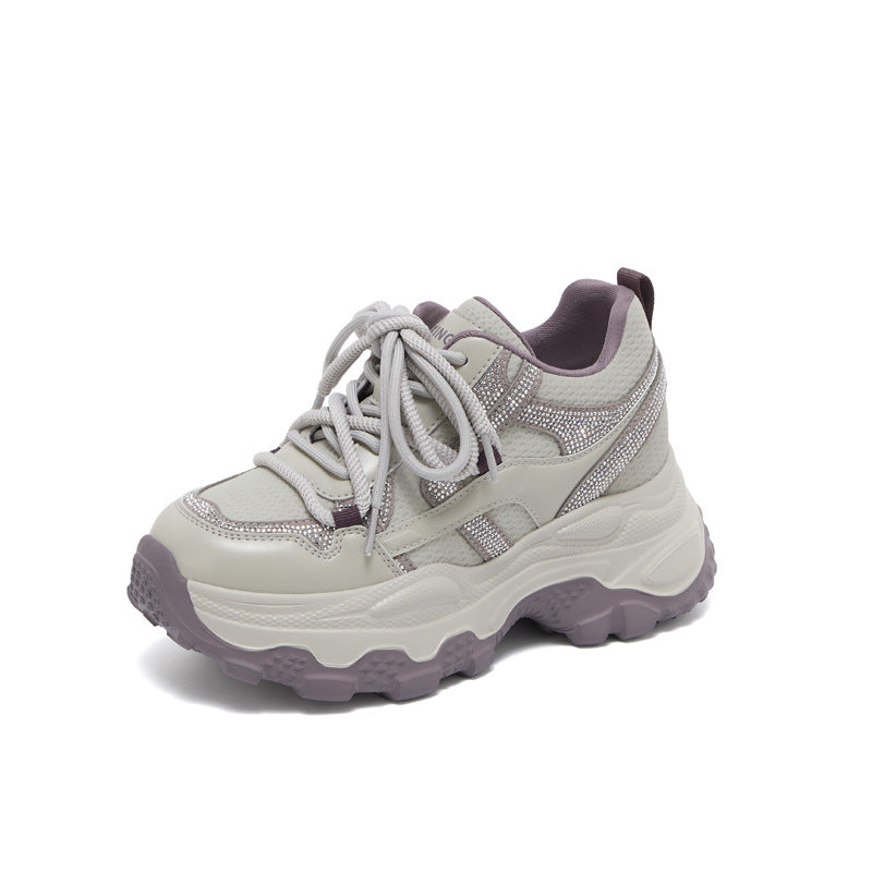 Women's Film Dad Four Small Slimming Lightweight Women's Casual Shoes