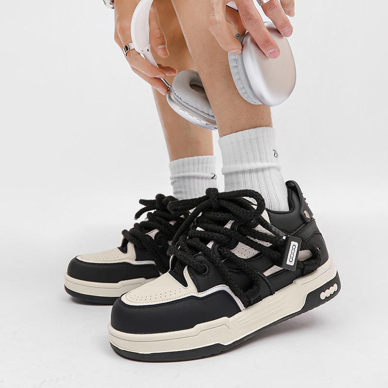 Lovers Niche Skateboard Unisex Trendy Platform Height Sneakers