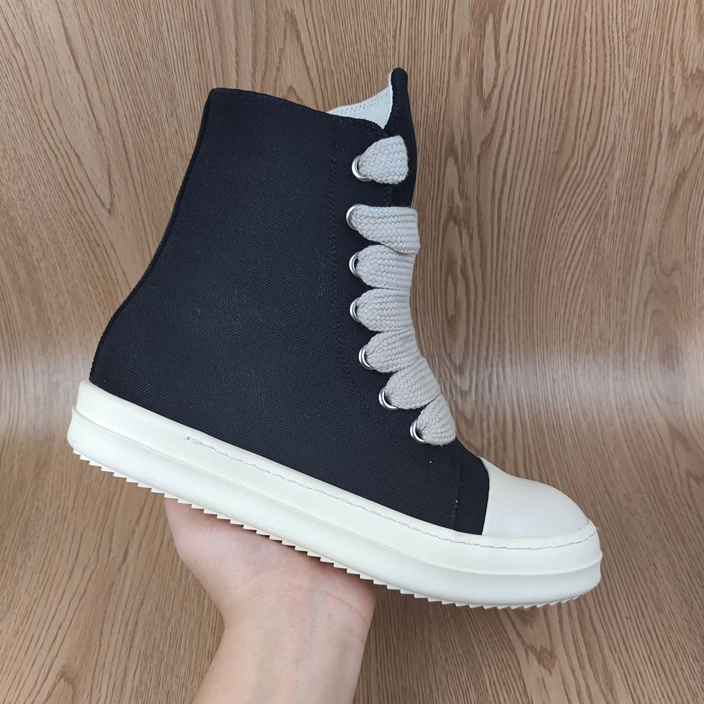 Versatile Men's Fashion Side Zipper Breathable Canvas Shoes