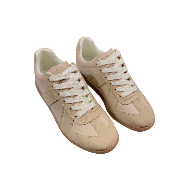Women's & Men's Couple Fashion Retro White Genuine German Men's Sports Shoes