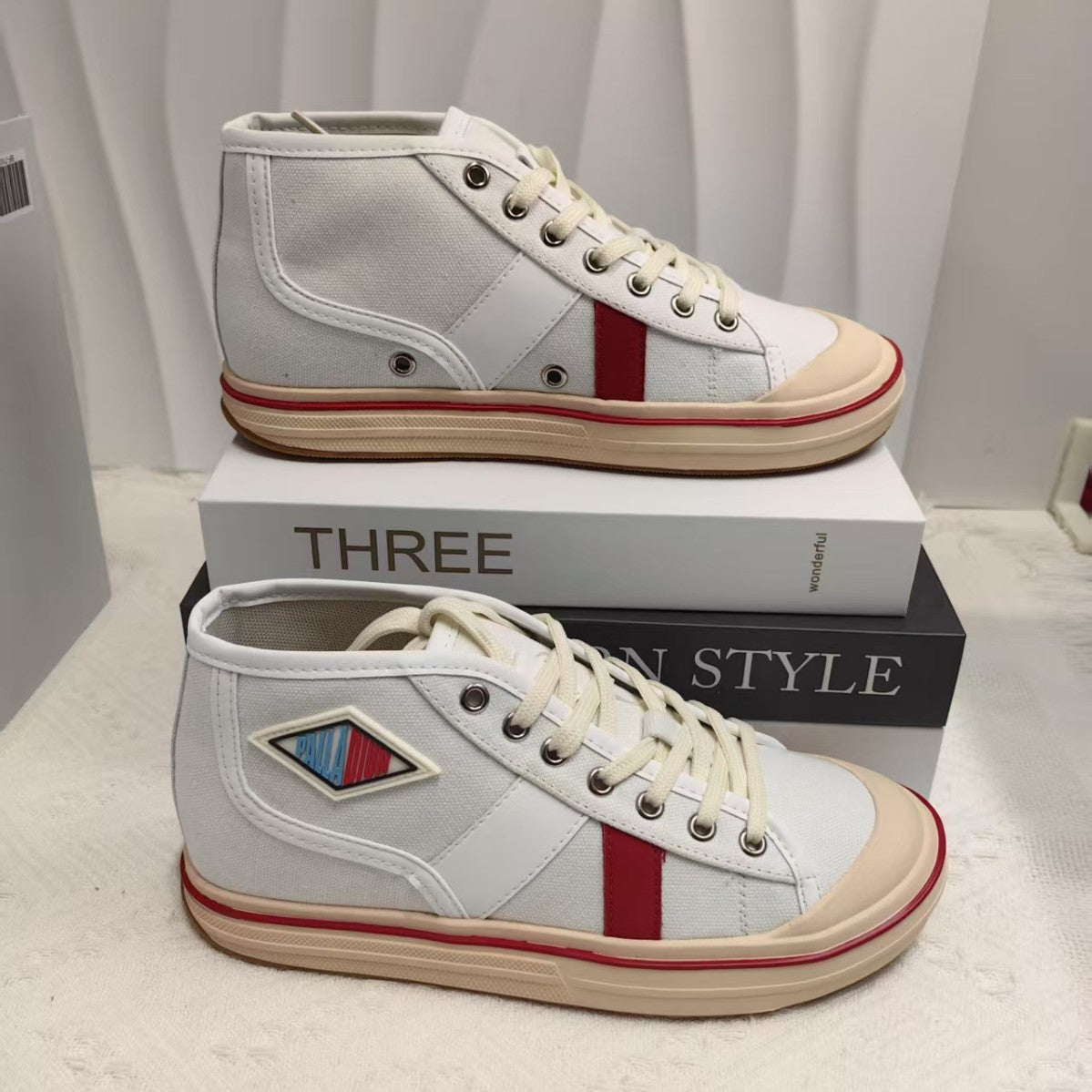Fashion Height Increasing Vintage Skateboard Sports Casual Shoes