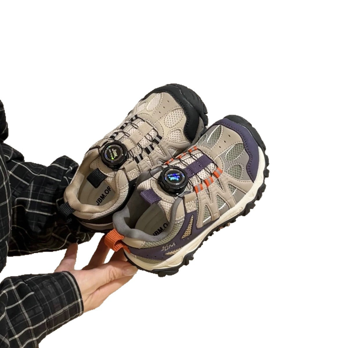 Trendy Spring Outdoor Boys Rotating Buckle Sneakers