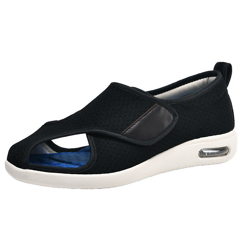 For The Old Mom Velcro Walking Square Middle-aged Mother Shoes