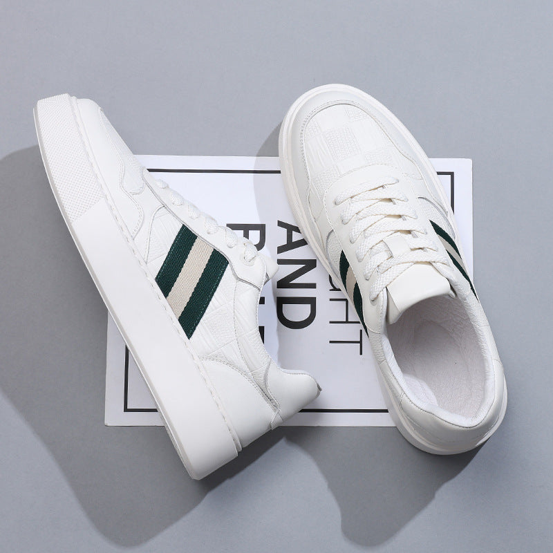 Men's Spring Fashionable Sports Soft Back Thick Men's Board Shoes