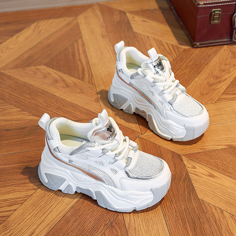 Women's Thick-soled Heightened Daddy Summer Trendy Muffin Sneakers