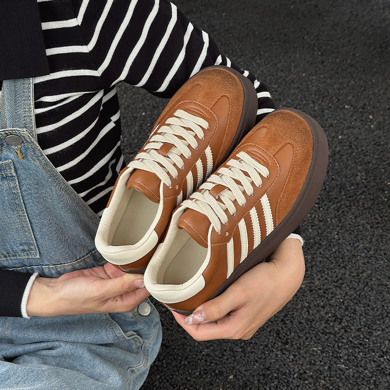 Women's Thick-soled German Training Brushed Retro Sports Casual Shoes
