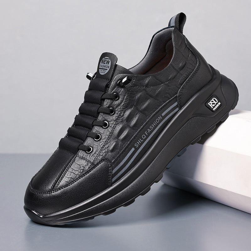 New Classy Men's Spring Soft Cowhide Men's Sports Shoes